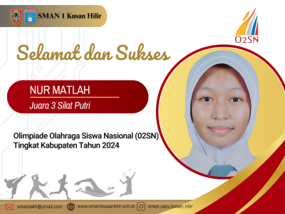 Juara 3 Silat Putri O2SN Tingkat Kabupaten