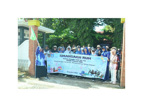 SMANSAKH RUN Dalam Rangka HUT Ke-43 SMAN 1 Kusan Hilir